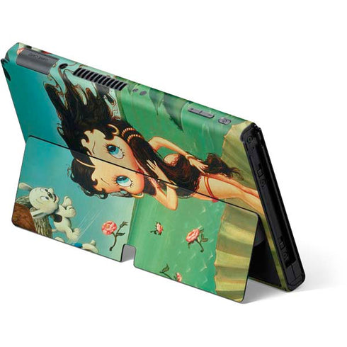 Betty Boop At Sea Nintendo Switch OLED (2021) Skin